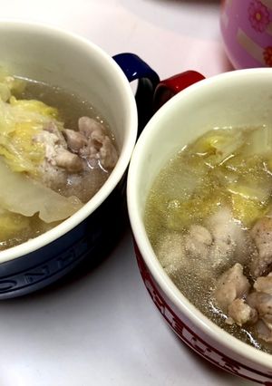 手羽元で中華スープ-レシピのメイン写真