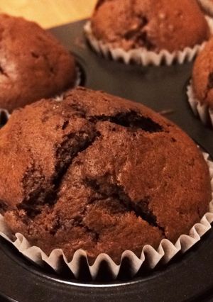 チョコバナナマフィン-レシピのメイン写真