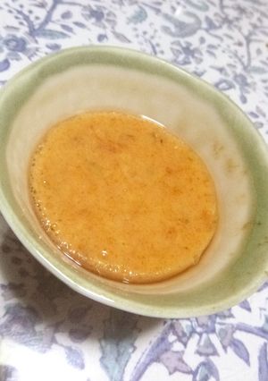 材料2つ♬♪　柿プリン-レシピのメイン写真