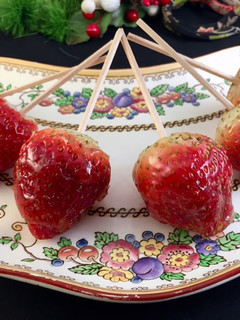 減量中 デザート いちご飴-レシピのメイン写真