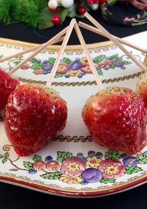 減量中 デザート いちご飴-レシピのメイン写真