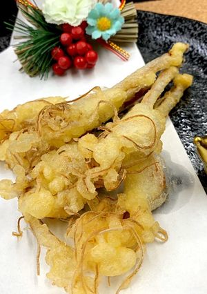 発芽にんにくの天ぷら-レシピのメイン写真