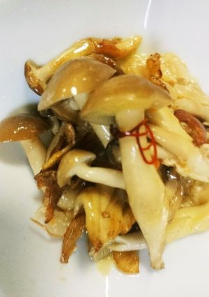 128シメジとしもつかれのペペロンチーノ-レシピのメイン写真