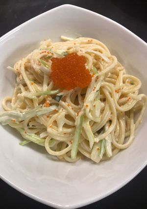 子供も大好き とびっ子とセロリのサラスパ-レシピのメイン写真