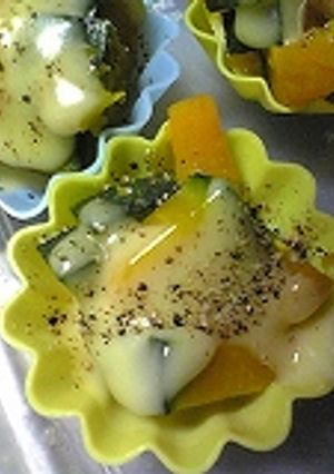 お弁当用冷凍食品☆かぼちゃチーズ-レシピのメイン写真
