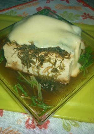 レンチンでチーズ&きざみめかぶの温奴-レシピのメイン写真