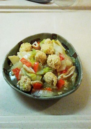 生姜のきいた鶏団子と白菜の旨煮-レシピのメイン写真
