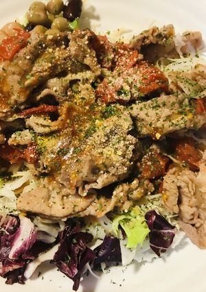 豚肉●プチトマト＆赤ワインのシンプル炒め-レシピのメイン写真