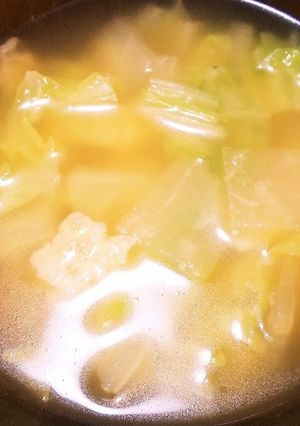 適当！12分でできる白菜と大根の味噌汁-レシピのメイン写真