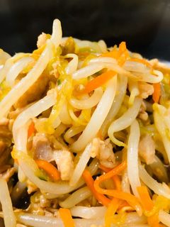 もやしが美味しい 野菜と鶏肉の和え物-レシピのメイン写真