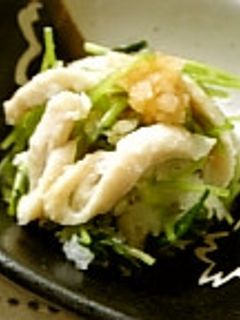 鶏皮と大根おろしの和え物-レシピのメイン写真
