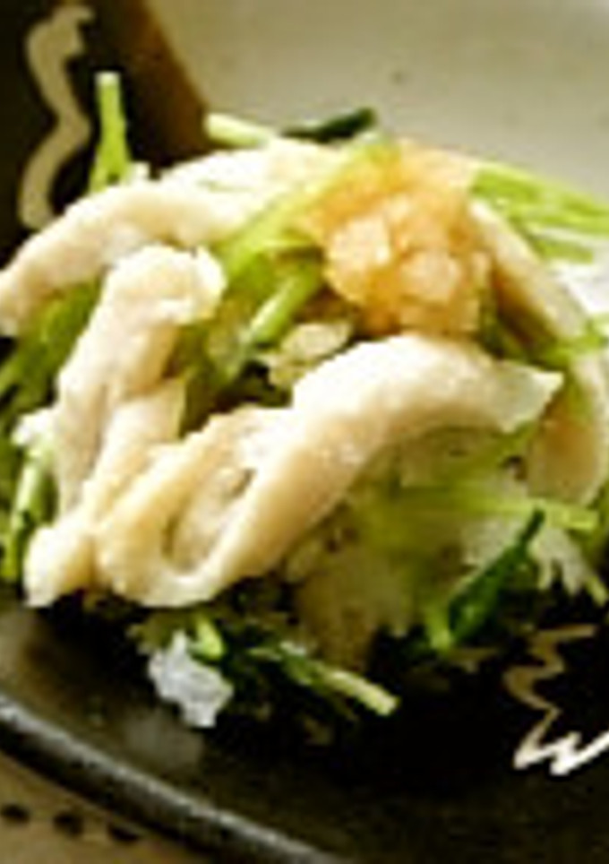 鶏皮と大根おろしの和え物-レシピのメイン写真