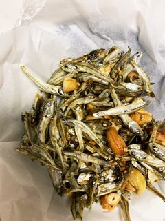 全てレンジお節ナッツ入り田作り-レシピのメイン写真