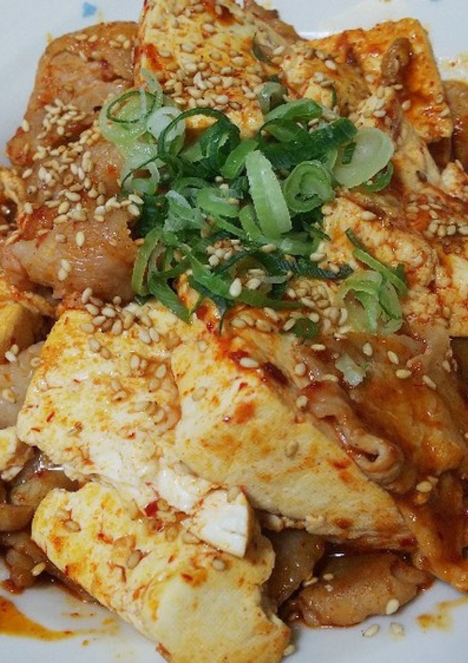 豚と豆腐のキムチ炒め-レシピのメイン写真