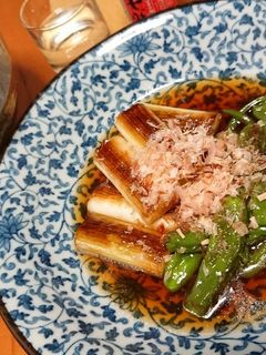 簡単酒肴☆しし唐と白ネギの焼き浸し-レシピのメイン写真