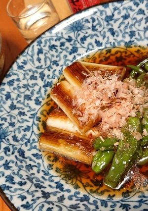 簡単酒肴☆しし唐と白ネギの焼き浸し-レシピのメイン写真