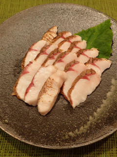アブラツノザメの炙り刺し-レシピのメイン写真