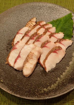 アブラツノザメの炙り刺し-レシピのメイン写真