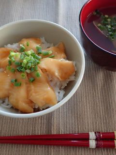 アブラツノザメの漬け丼-レシピのメイン写真