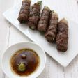 アスパラの大葉牛巻き