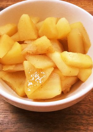 レンチン!リンゴのコンポート-レシピのメイン写真