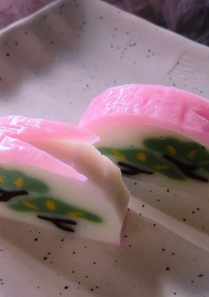 おせち 蒲鉾の飾り切り　ウサギ-レシピのメイン写真