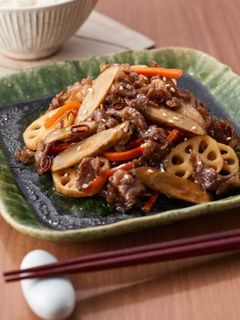 牛肉とごぼうのきんぴら炒め-レシピのメイン写真