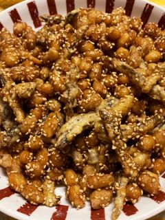 大豆と煮干し(田作り)のごまからめ-レシピのメイン写真