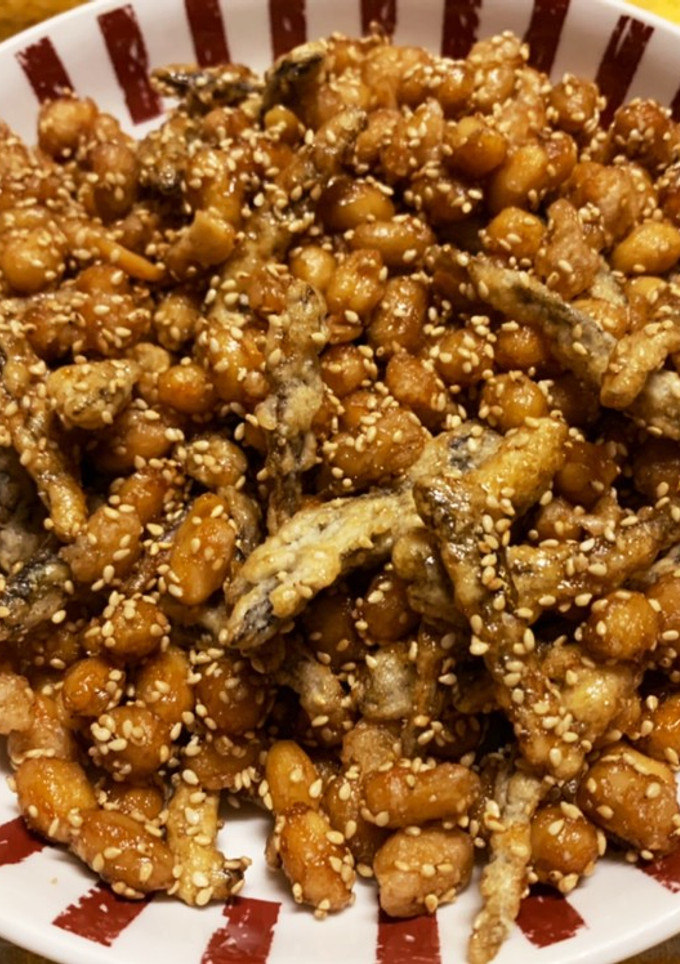 大豆と煮干し（田作り）のごまからめ-レシピのメイン写真