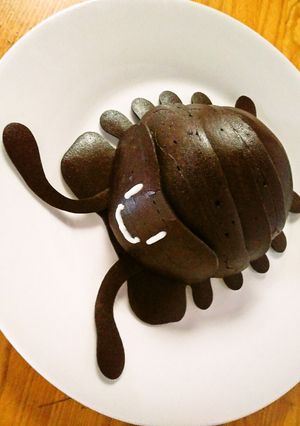 ダンゴムシのあんこサンドパンケーキ-レシピのメイン写真