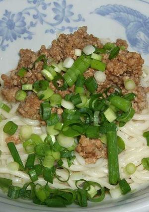 手打ち麺で☆本場の汁なし坦々麺-レシピのメイン写真
