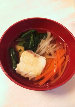 岡山風お雑煮-レシピのメイン写真