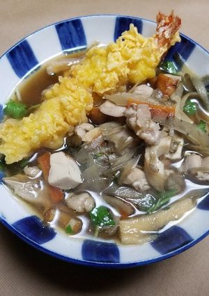具沢山の年越しそば-レシピのメイン写真