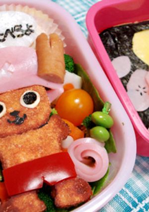 キャラ弁★ハムカツDeチョッパー-レシピのメイン写真