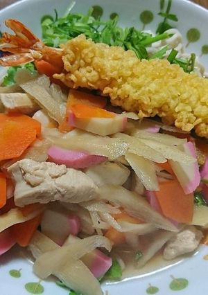 具だくさん年越しそば-レシピのメイン写真