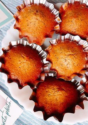甘栗とほうじ茶のカップケーキ-レシピのメイン写真