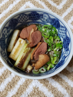 超簡単!具材ジューシー鴨南蛮そば-レシピのメイン写真