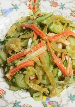 カニカマとクラゲのなんちゃって中華サラダ-レシピのメイン写真