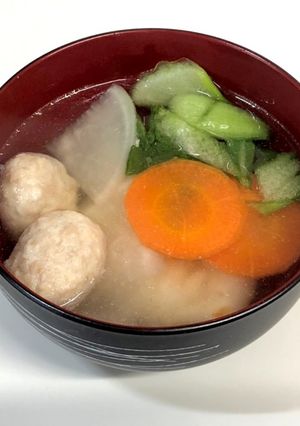 雑煮(つくね入)-レシピのメイン写真