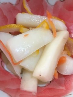 大根の柚子甘酢漬け-レシピのメイン写真