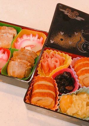 手作りおせちも、お重に入れれば豪華な見栄-レシピのメイン写真