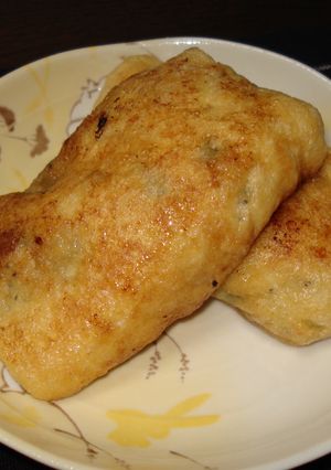 水菜と納豆の巾着-レシピのメイン写真