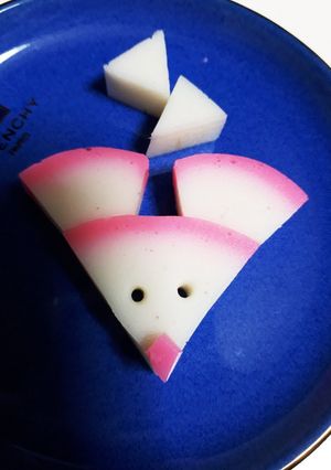 かまぼこの飾り切り　ねずみ-レシピのメイン写真