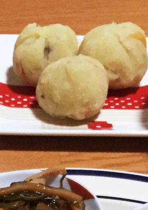 栗きんとん 柚子はちみつバージョン-レシピのメイン写真