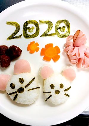幼児お正月プレート2020-レシピのメイン写真