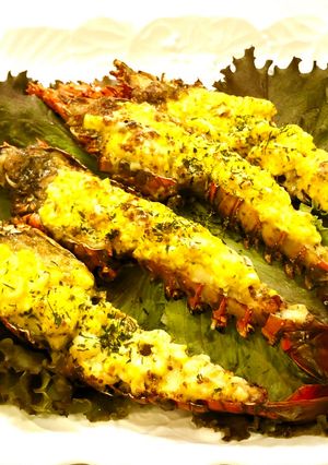 伊勢海老のハニーマスタード焼き-レシピのメイン写真