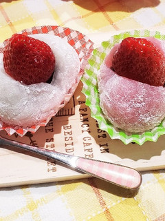 大福もちミックスで簡単イチゴ大福-レシピのメイン写真