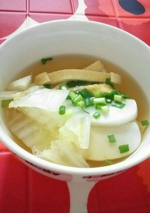 ズボラ飯☆簡単シンプルお雑煮(すまし汁)-レシピのメイン写真