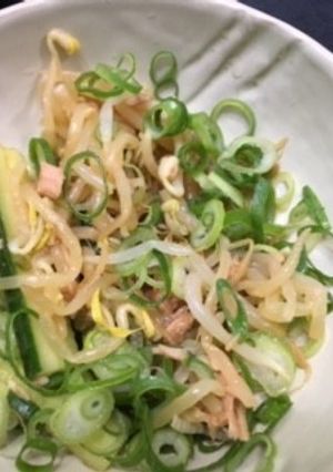 もやしときゅうりとツナの和え物-レシピのメイン写真