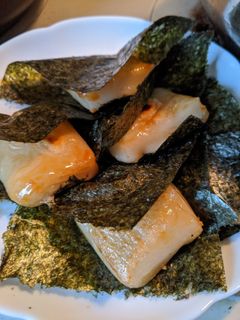 お手軽簡単 キムチ風焼き餅-レシピのメイン写真
